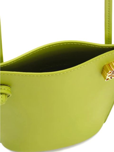 LOEWE drawstring logo cross body bag - Green