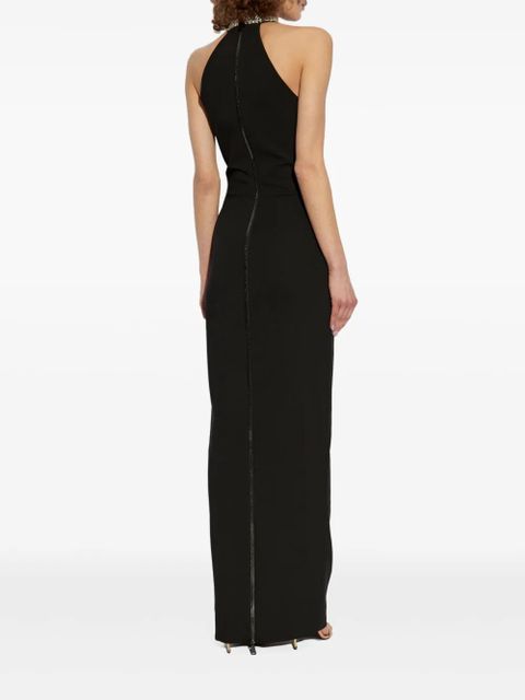 Balmain crystal-embellished maxi dress - Black