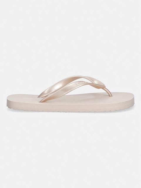 Calvin Klein japonki damskie FLIP FLOP TPU METALLIC - zdjęcie produktu nr 1