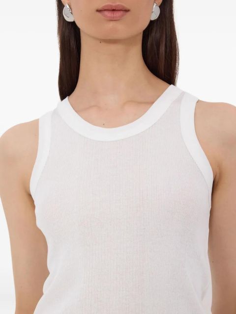 LouLou de Saison LIMBA embroidered tank top - White