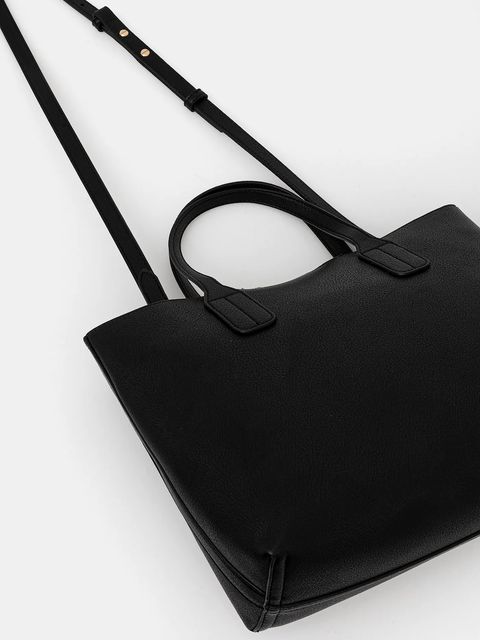 Tommy Hilfiger torebka kolor czarny AW0AW18233 - zdjęcie produktu nr 2