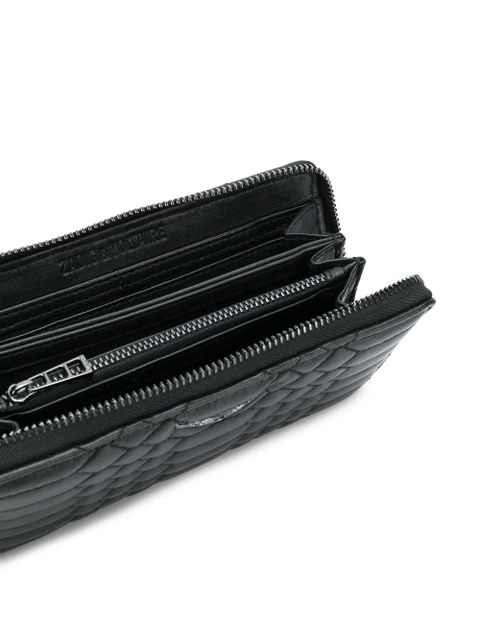 Zadig&Voltaire Compagnon matelassé wallet - Black