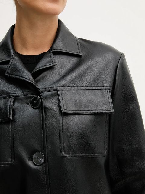 Sisley kurtka kolor czarny przejściowa 2RRDLN05U