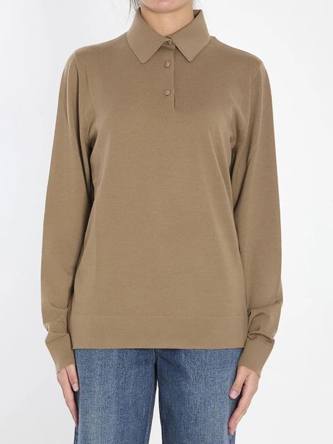 The Row Ipanelli polo top - Neutrals - zdjęcie produktu nr 1