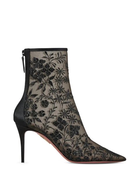 Aquazzura Mon Amour ankle boots - Black - zdjęcie produktu nr 1