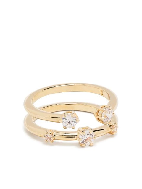 Swarovski Contella ring (set of two) - Gold - zdjęcie produktu nr 1