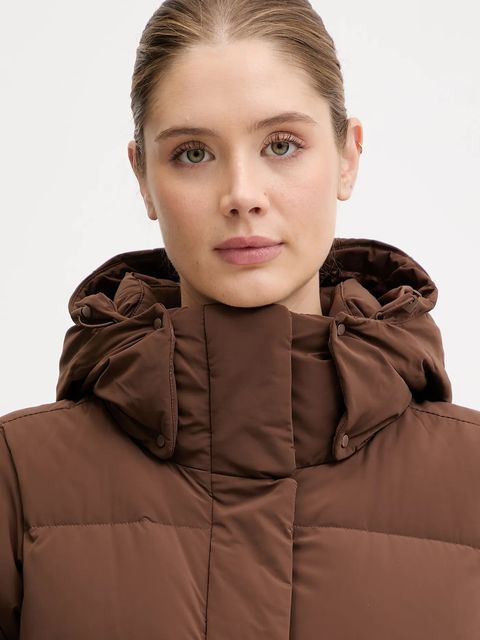 Columbia kurtka puchowa Amaze Puff kolor brązowy zimowa 2133714