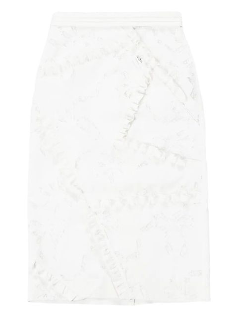 SHUSHU/TONG cut-out skirt - White - zdjęcie produktu nr 1