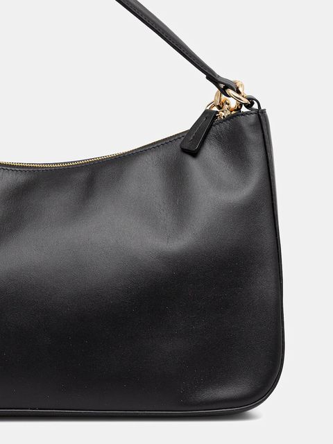 Twinset torebka skórzana kolor czarny 999TB7010