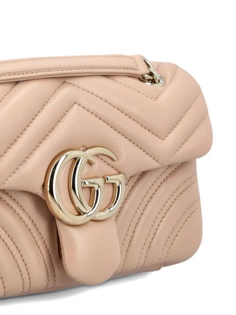 Gucci Chevron GG lambskin shoulder bag - Neutrals