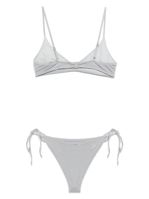 MC2 Saint Barth shimmer-effect bikini - Grey