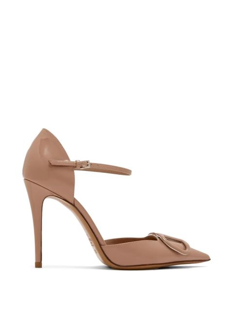 Valentino Garavani VLogo Signature patent pumps - Neutrals - zdjęcie produktu nr 1