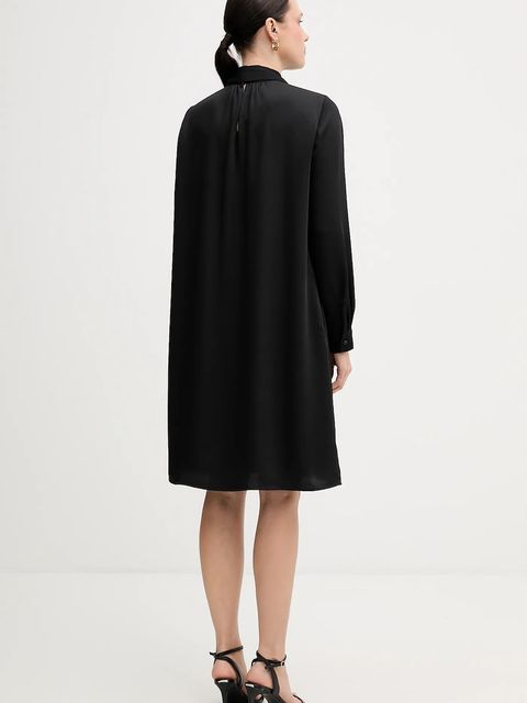 Marc Aurel sukienka kolor czarny mini prosta 6584-2010-93474