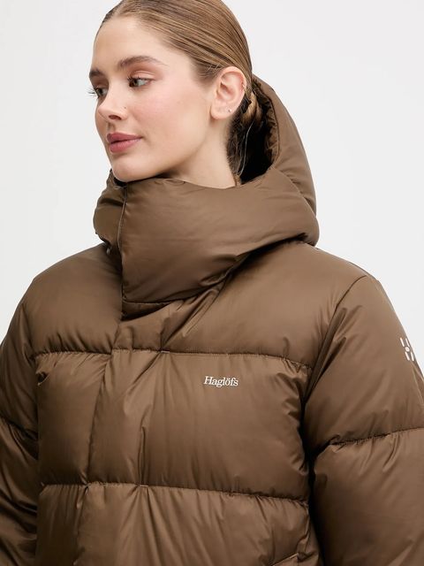 Haglöfs kurtka puchowa kolor brązowy 607775 - zdjęcie produktu nr 2