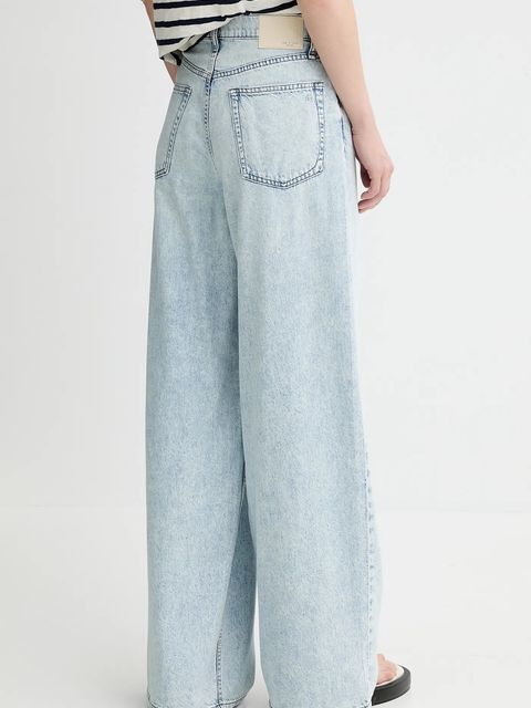 Rag & Bone jeansy damskie kolor niebieski WDD25S2952FWBE