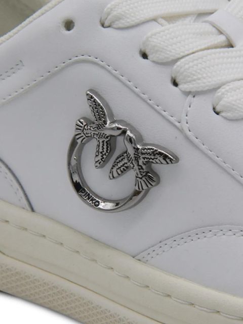 PINKO logo-detail leather sneakers - White - zdjęcie produktu nr 2