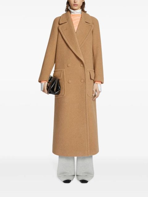 DRIES VAN NOTEN large leather clutch bag - Black