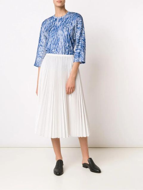 Comme Des Garçons abstract print blouse - Blue - zdjęcie produktu nr 2