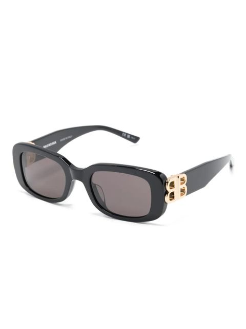 Balenciaga Eyewear Dynasty rectangle-frame sunglasses - Black - zdjęcie produktu nr 2