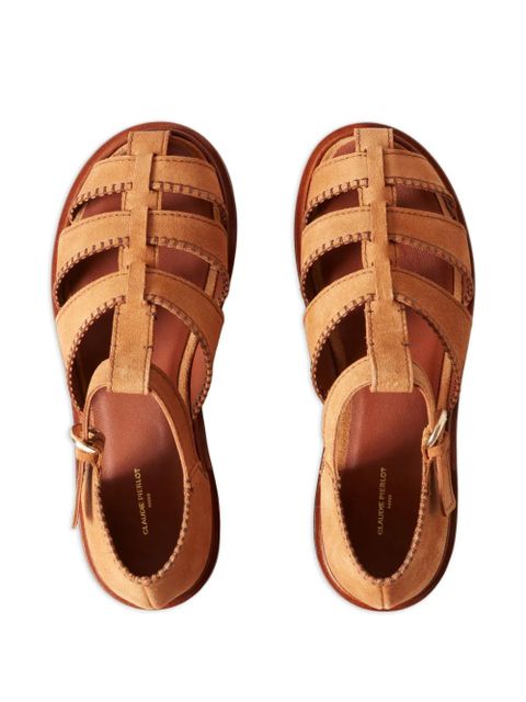 Claudie Pierlot buckle-fastening sandals - Brown