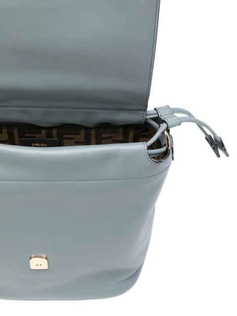 FENDI FF-plaque backpack - Blue