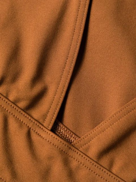 ERES Pigment V-neck swimsuit - Brown