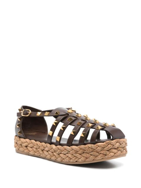 Valentino Garavani Rockstud espadrilles - Brown - zdjęcie produktu nr 2