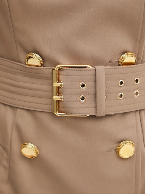 Marciano by Guess sukienka NADA kolor brązowy mini prosta 5YGK37 7311A