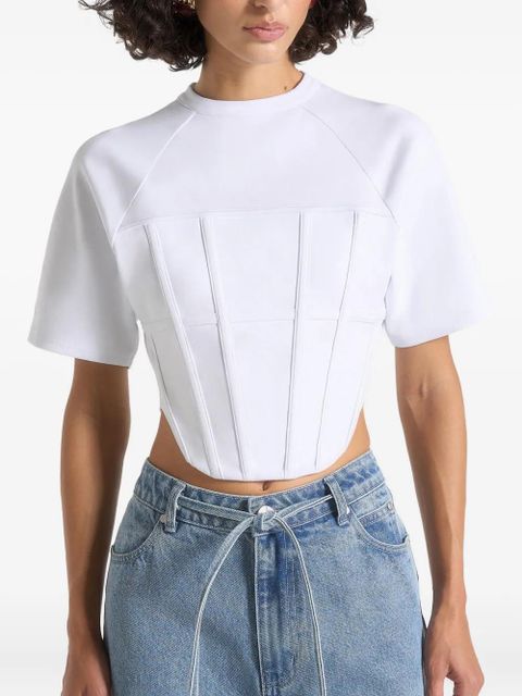 Manière De Voir Juline corset-detail top - White - zdjęcie produktu nr 2