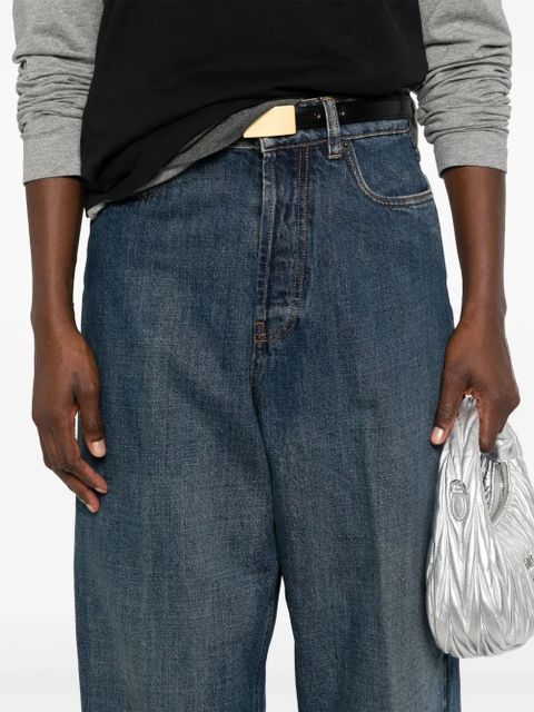 Miu Miu tapered-leg jeans - Blue