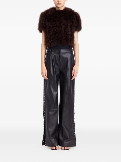 16Arlington Ivlia eyelet lace-up trousers - Brown - zdjęcie produktu nr 2