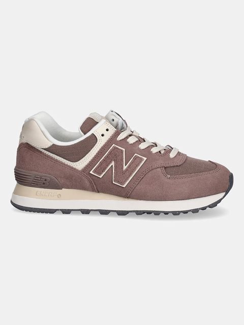 New Balance sneakersy zamszowe 574 damskie kolor brązowy WL574RTS
