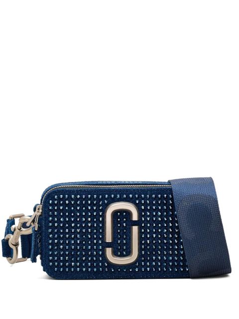 Marc Jacobs The Crystal Denim Snapshot crossbody bag - Blue - zdjęcie produktu nr 1
