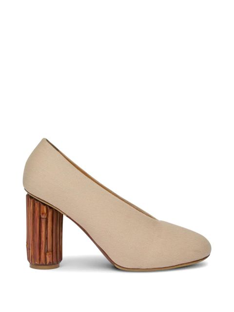 Moschino cotton pumps - Neutrals - zdjęcie produktu nr 1