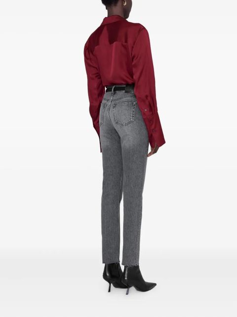 ANINE BING Amanda shirt - Red