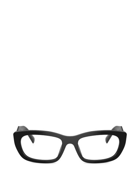 Prada Eyewear logo-detail glasses - Black - zdjęcie produktu nr 1