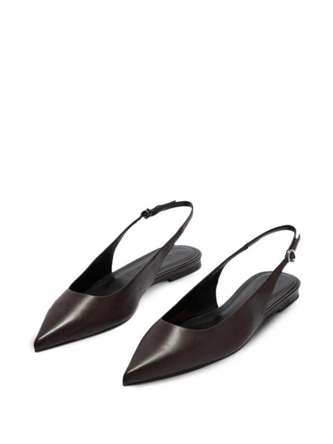 Aeyde Amaya pointed slingback sandals - Black - zdjęcie produktu nr 2