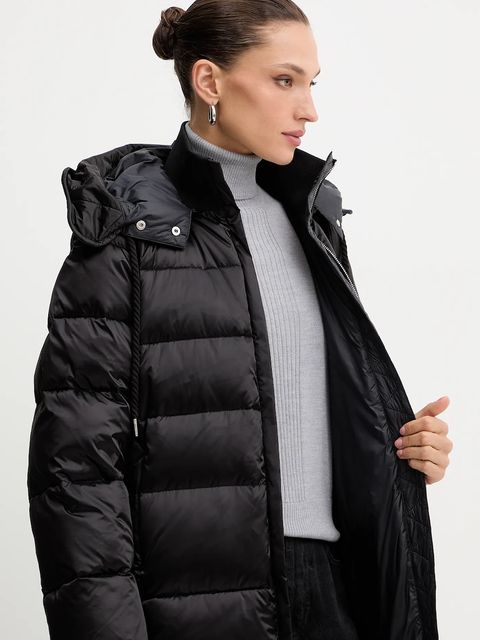 Patrizia Pepe kurtka puchowa kolor czarny zimowa 2O0216 A491