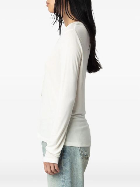Zadig&Voltaire Blair long sleeves - White