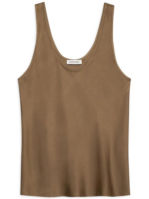 ANINE BING Lea tank top - Brown - zdjęcie produktu nr 1