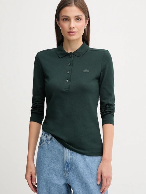 Lacoste longsleeve damski kolor zielony PF5464 - zdjęcie produktu nr 1