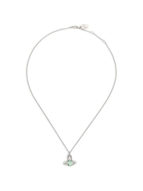 Vivienne Westwood Ariella light green pendant necklace - Silver