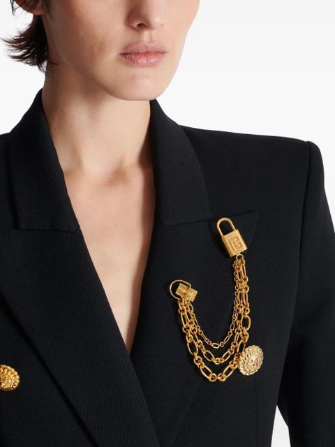 Balmain Sync brooch - Gold - zdjęcie produktu nr 2