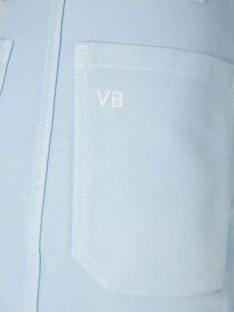 Victoria Beckham patch-pocket flared jeans - Blue