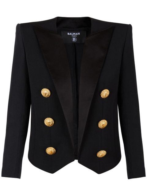 Balmain Grain De Poudre blazer - Black - zdjęcie produktu nr 1