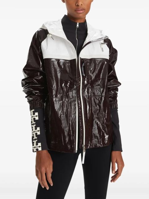 Tory Burch hooded cotton jacket - Brown