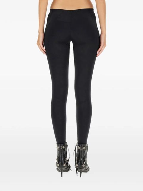 Balenciaga logo-detail leggings - Black