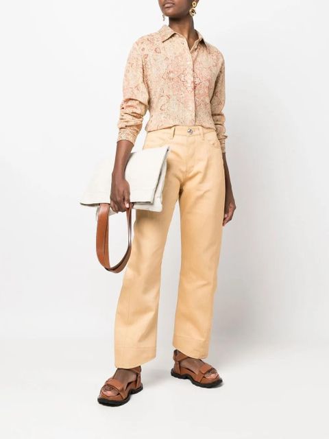 Jil Sander high-waisted tapered jeans - Neutrals