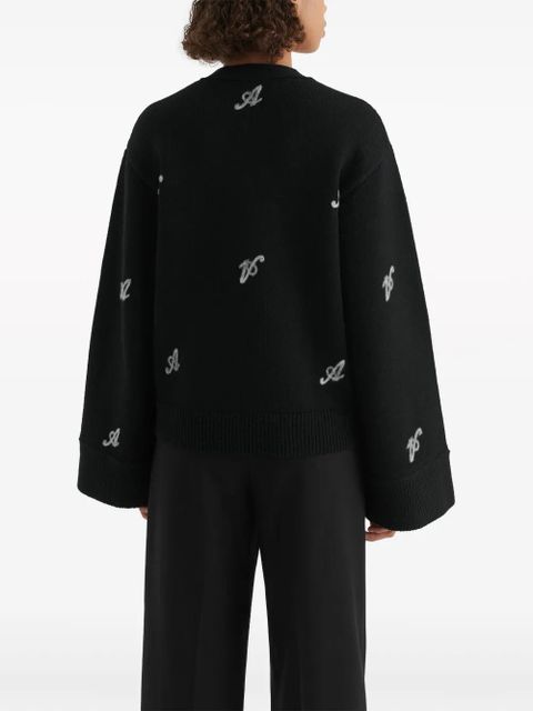 Axel Arigato Archive Signature A wool cardigan - Black