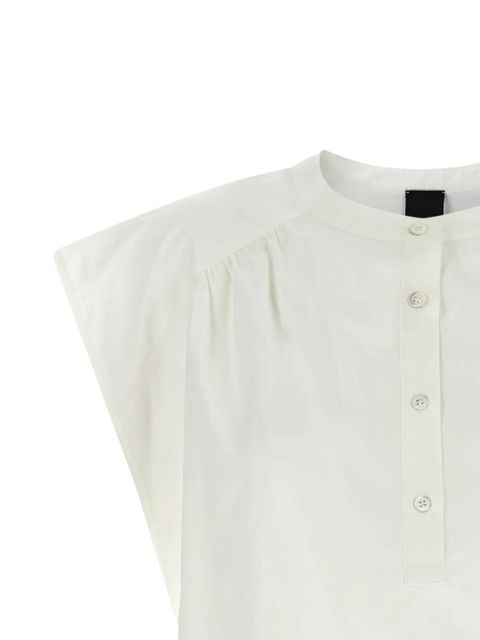 PINKO curl sleeve blouse - White
